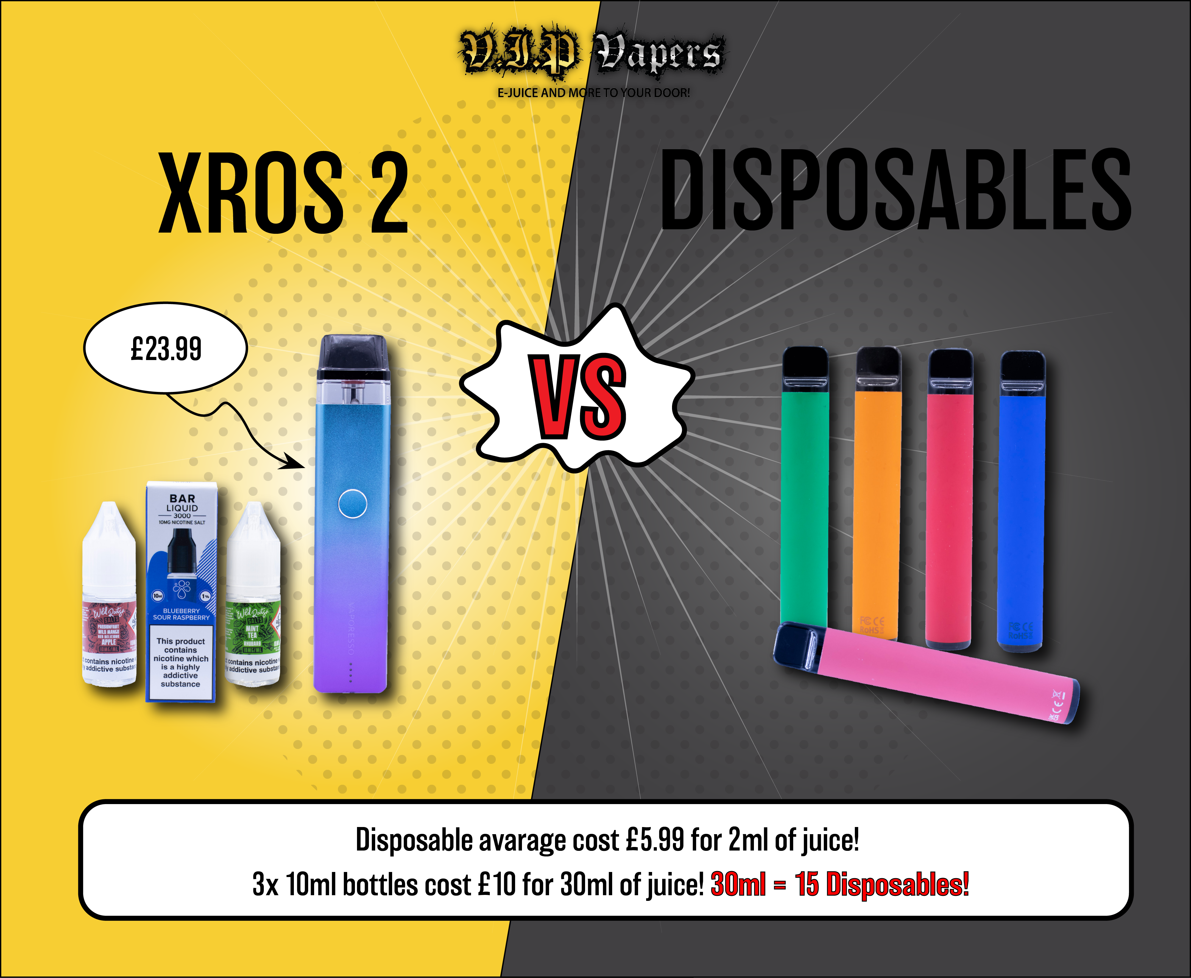 Xros 2 VS Disposables