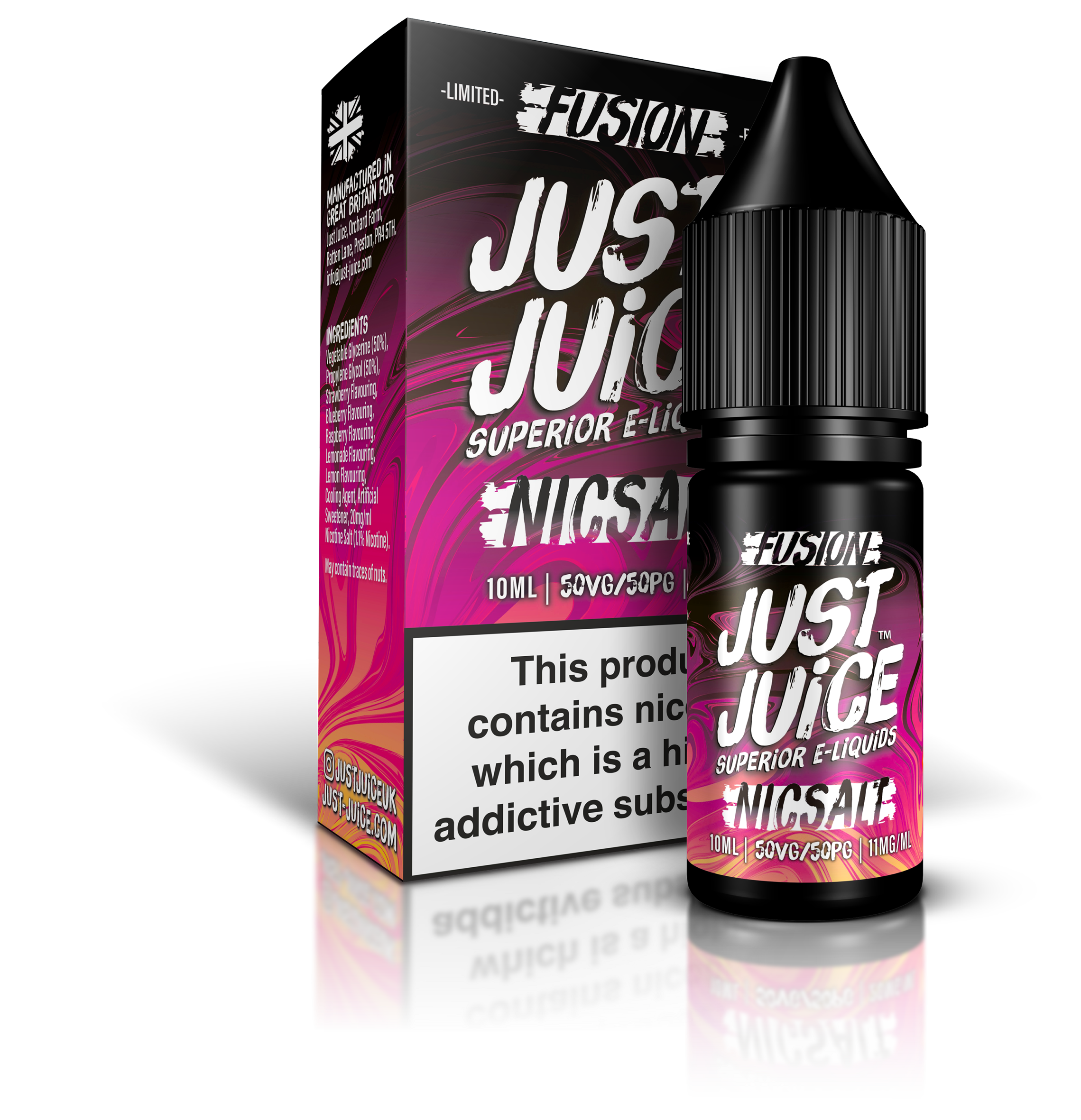 Fusion Berry Burst & Lemonade by Just Juice