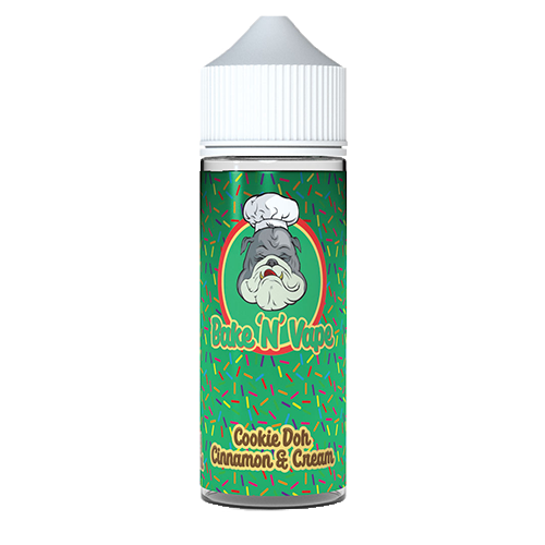 Bake 'N' Vape Cookie Dough Cinnamon and Cream e-liquid