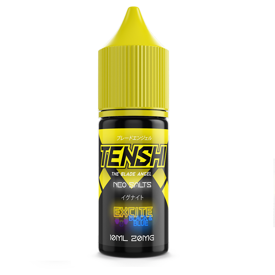 Excite Black & Blue by Tenshi Vapes - Nic Salt - Neo Salts