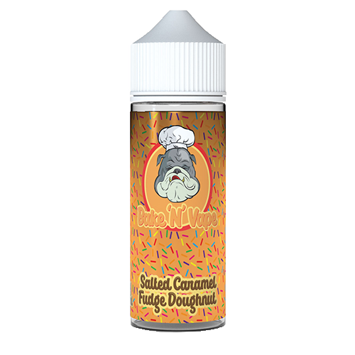 Bake 'N' Vape Salted Caramel Fudge Doughnut e-liquid