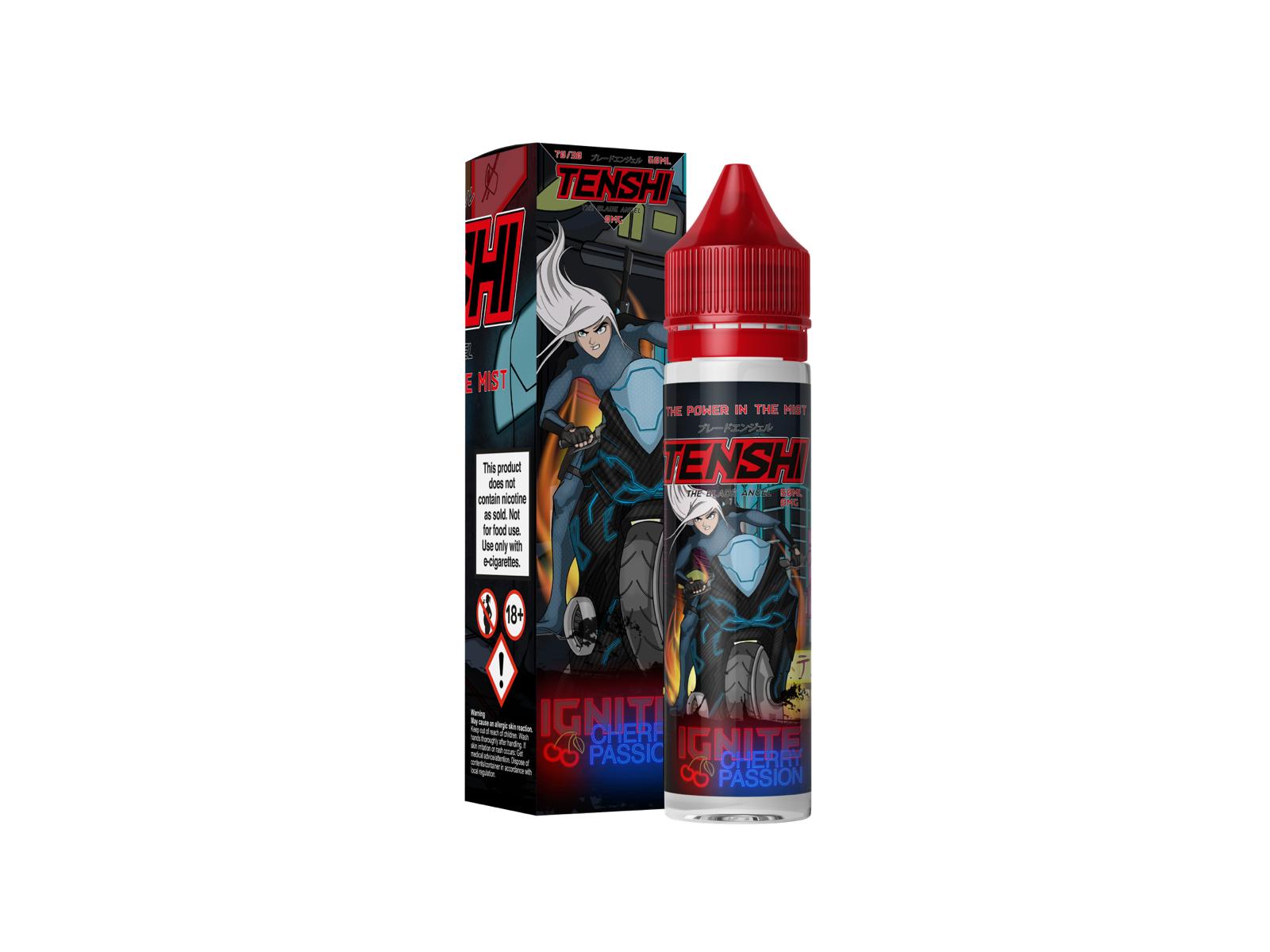 Ignite Cherry Passion by Tenshi Vapes - 50ml shortfill - The power in the mist