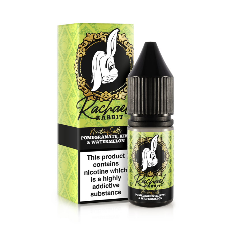 Rachael Rabbit Pomegranate, Kiwi & Watermelon nicotine salt e-liquid